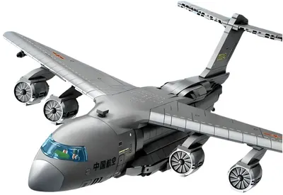 Set de construcție Sembo Block - Avion de transport mare Y-20, 1395 piese