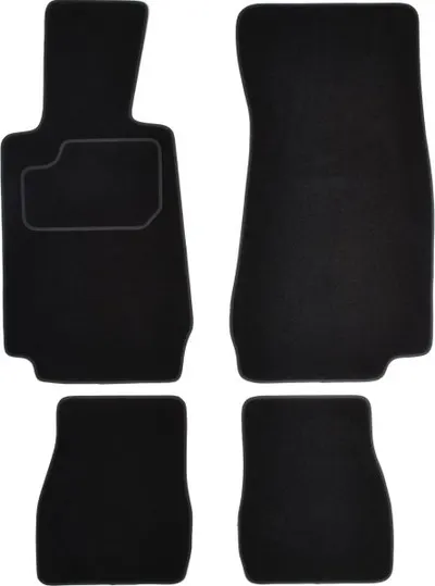 Covorase auto (set, velur, 4 bucati, culoare negru) BMW Seria 3 (E30) intre 1985-1993