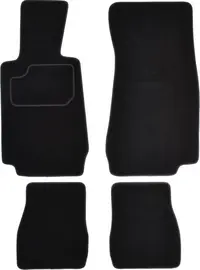 Covorase auto (set, velur, 4 bucati, culoare negru) BMW Seria 3 (E30) intre 1985-1993
