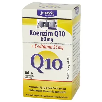 Coenzima Q10 60mg + Vitamina E 35mg 66cps moi