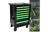 Banc De Scule 7 Sertare Verde Echipat 172Buc Jbm