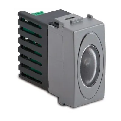 Semnalizator alarma de urgenta, 1 modul, 12h autonomie, luminozitate 3CD, 230V~, argintie