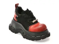 Pantofi sport GRYXX rosii, 6113, din piele naturala