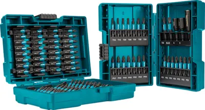 Set de biți pentru suport magnetic Makita - E-03109 Impact Black, 90 piese