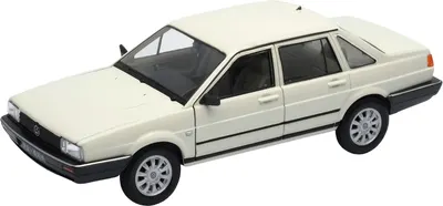 Mașină metalică Welly - Volkswagen Santana, alb, 1:24