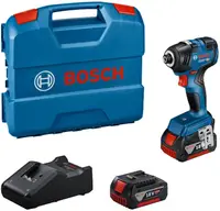 Cheie cu impact cu acumulator Bosch - Professional GDR 18V-200, 2 x GBA 18V