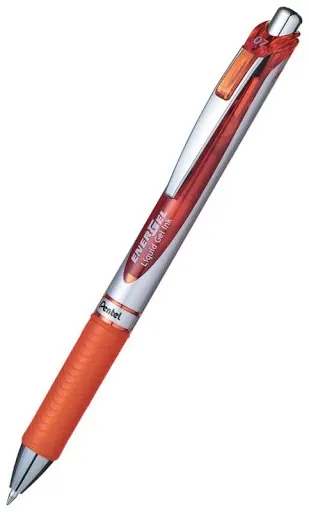 Roller automat Pentel Energel BL 107 - 0.7mm, portocaliu