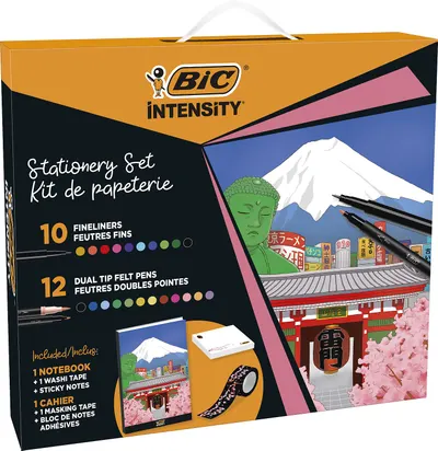 Set de colorat BIC Intensity - Japan