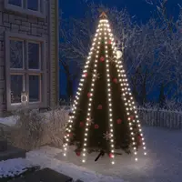 Gossi instalatie brad de craciun cu 300 led-uri, alb rece, 300 cm