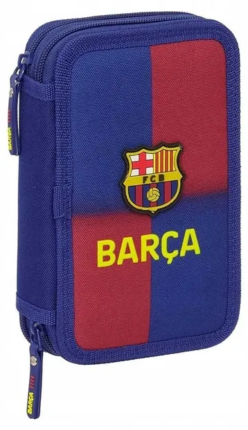 Neceser cu accesorii Safta F.C. Barcelona - 2 fermoare, 28 piese