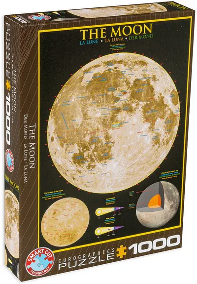 Puzzle Eurographics din 1000 de piese - Luna