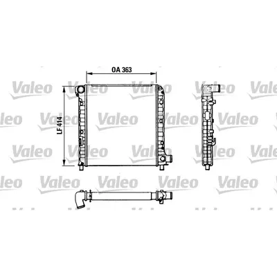 Radiator, racire motor VALEO 811383