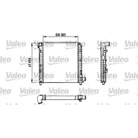 Radiator, racire motor VALEO 811383