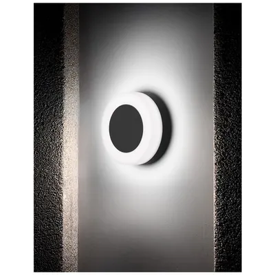 Aplica TUNE Nisipiu Negru Aluminiu & Acrylic LED 9 Wat 620Lm 3000K, 100-240 Volt 50Hz Beam 112 degrees -IP65