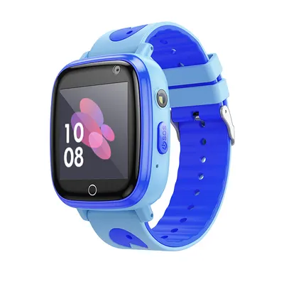 Ceas Inteligent HOCO Y100, pentru Copii, Baterie 400mAh, Bluetooth, Memorie 32Mb+32Mb, Curea silicon, Albastru Engros