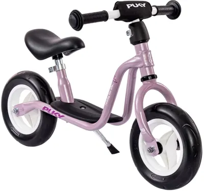 Bicicletă de echilibru Puky - LR M, cu suport pentru picioare, roz perlat