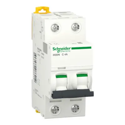 Acti9 Intreruptor Miniatura, IK60N, 2P, 4 A, curba C