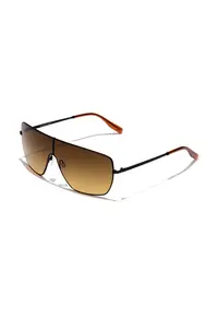 Ochelari de soare shield unisex - Maro