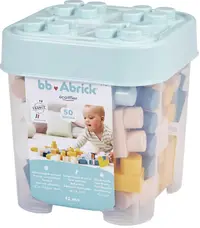 Set de joacă Ecoiffier Abrick - Primele mele cărămizi, 50 de piese