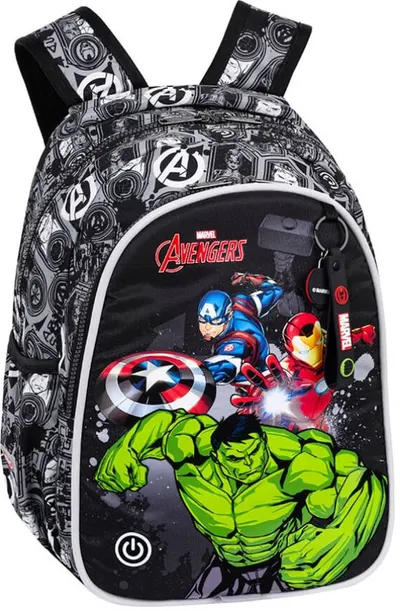Ghiozdan școlar cu LED luminos Cool Pack Jimmy - The Avengers