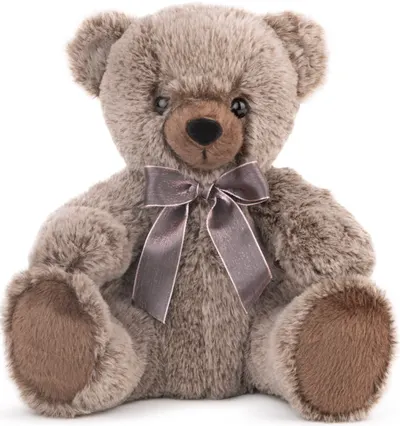 Jucărie de pluș Amek Toys - Urs, maro melange, 24 cm