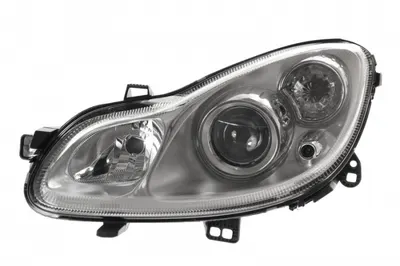 Far stanga (H7, reglaj electric, cu motoras, fundal cromat) SMART FORTWO 2007-2014