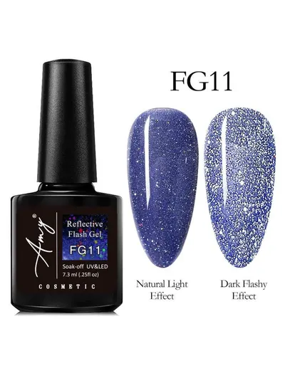 Oja semipermanenta profesionala, Reflective Flash collection, 7.3ml, nuanta FG11