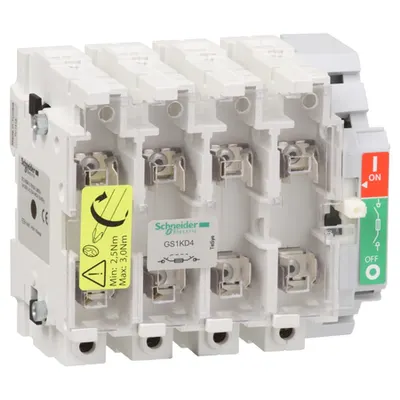 Corp Intrerupatoare Sigurante Gs1 - Tesys Gs - 4 Poli - Nfc - 125 A