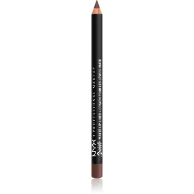 NYX Professional Makeup Suede Matte Lip Liner dermatograf mat de buze culoare 37 Los Angeles 2.0 1 g