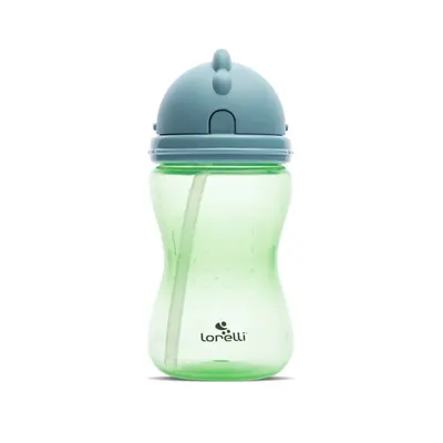 Sticla copii cu pai Lorelli Baby Care Blue, Green