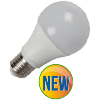 Bec cu LED-uri - 10W E27 A60 radiator aluminiu, lumina alb cald 2700k ,800 lumeni