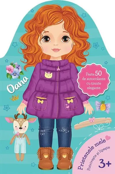 Prietenele mele. Privește și lipește. Oana - Hardcover - ***
