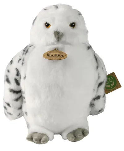 Jucărie de pluș Rappa Eco Friends - Bufniță cu cap rotativ, 28 cm