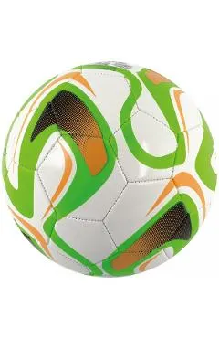 Minge de fotbal: Alb cu verde si portocaliu. John Sports