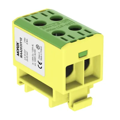 OTL35-2 ye/gr 2xAl/Cu 2,5-35mm² 1000V Clema distribuitor