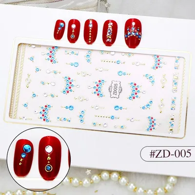 Sticker 3D Manichiura Nail Art Cristal ZD005