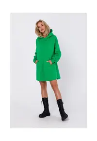Made of Emotion Rochie pulover de dama Yenga M762 verde deschis - Verde