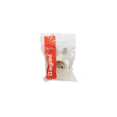 French standard priza 2P+E pentruix - surface mounting - IP2X - 16 A 250 V~ - ivory