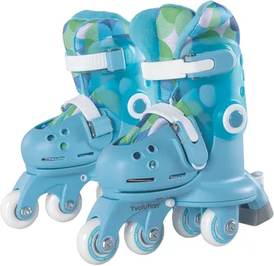 Patine cu rotile pentru copii Yvolution - Twista Skates, marimea - 23-28, albastru