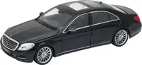 Mașină metalică Welly - Mercedes-Benz S-Class W222, negru, 1:24