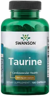 Taurine, 500 mg, 100 capsule, Swanson