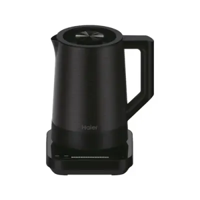 Fierbator apa HAIER I-Master Series 5 HKE5A 011, 1.7 l, 2200 W, Temperatura 40-100C, filtru detasabil si refolosibil (Negru)