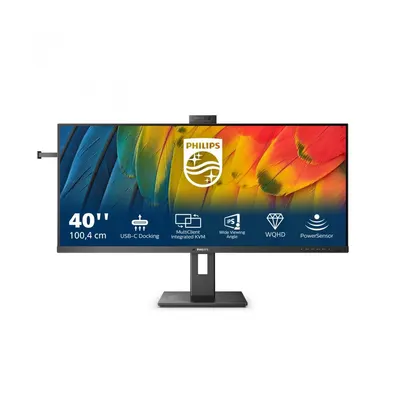 Monitor Consumer Philips 40B1U5601H/00, 40", 3440 x 1440 pixeli, Black, 3 ani Garantie
