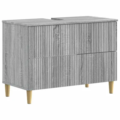 vidaXL Dulap pentru Chiuveta de Baie ARNHEM Sonoma gri 82 x 41 x 59 cm