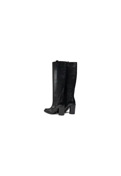 Cizme dama 303221591 - Piele naturala - Negru - Negru