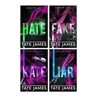 Madison Kate Series 4 Books Collection Set By Tate James (hate, Liar, Fake & Kate)