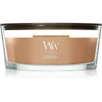 Woodwick Hazelnut Roast lumânare parfumată cu fitil din lemn 453.6 g