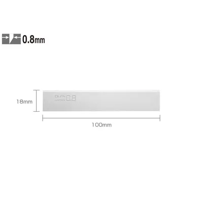 Set BS08-6B - lame japoneze pentru razuitor. 6 bucati. Olfa