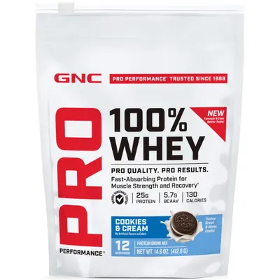 Proteina din Zer cu Aroma de Biscuiti si Crema Testata Antidoping Pro Performance 411.6g