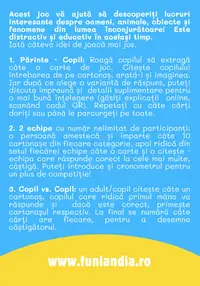 Joc educativ - Cine? Ce? Cum?